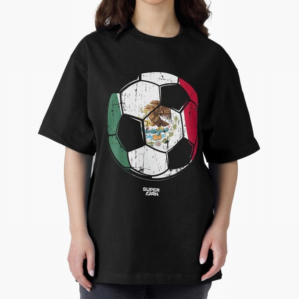 2026 Mexico Soccer Fan World Cup Oversized T-Shirt Celebrate National Team Dreams in Global Football Passion for FIFA World Cup 2026, Connected to Messi, Neymar and Mbappe, Portugal, Spain and Germany, Football Passion, Legendary Performances,