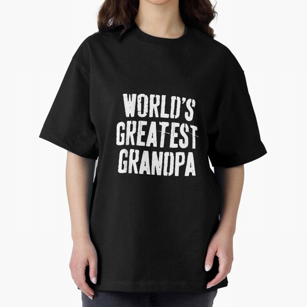 Mens World's Greatest Grandpa Shirt Papa Men Fathers Day Oversized T-Shirt Turn Every Weekend Toward the FIFA World Cup 2026 Journey through Cristiano Ronaldo Highlights, Germany Pride, Fan Favorite Moments, National Team Passion, Big Match Drama