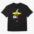 Mexico 86 Oversized T-Shirt Embrace Match Day Hype around FIFA World Cup 2026 USA Canada Mexico, Mbappe, England, France and Netherlands, Sports Nostalgia, International Competition, Famous Players and Unforgettable Victories; Great for Watch