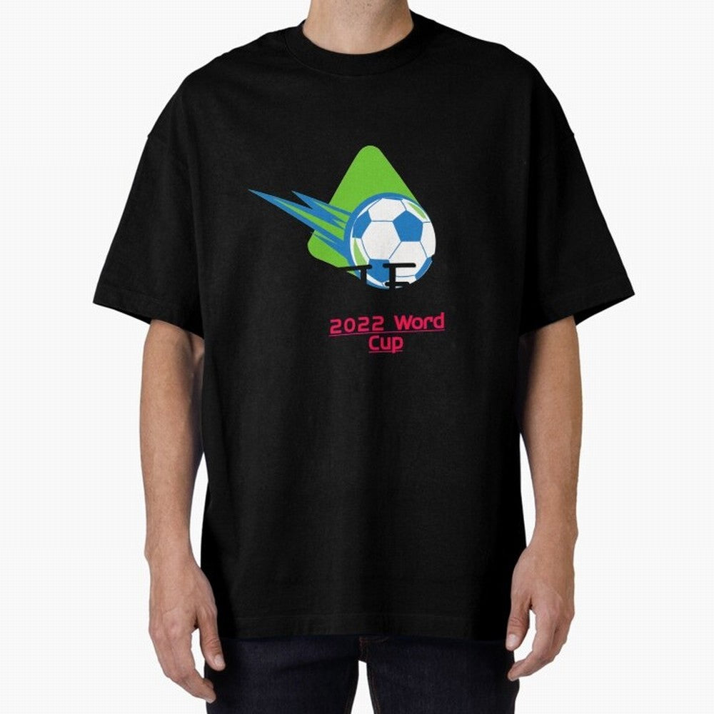 FIFA 2022 FOOTBALL WORLD CUP Upcoming World Cup design Oversized T-Shirt Celebrate the Next Chapter of Global Football Passion for FIFA World Cup 2026 USA Canada Mexico, with Haaland, Portugal, Global Supporter Spirit, Legendary Goals, National