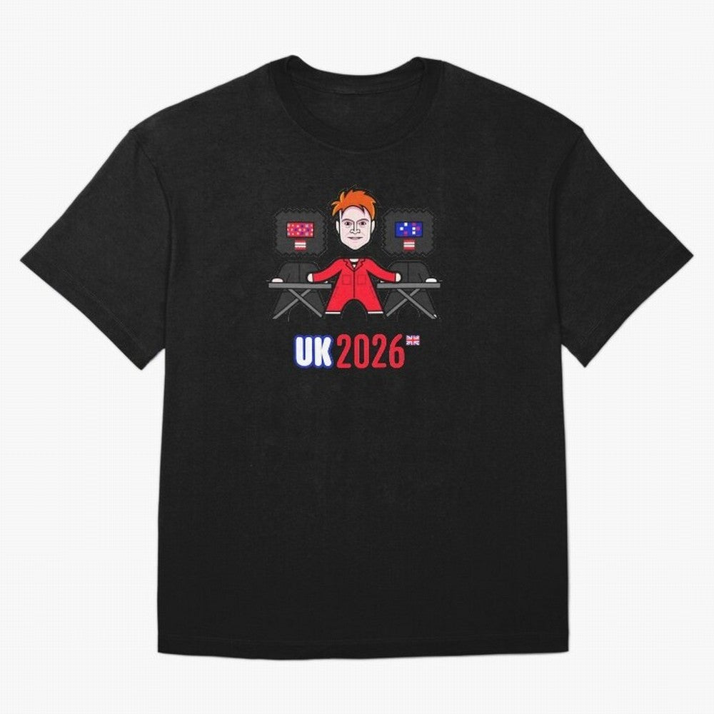 United Kingdom 2026 Oversized T-Shirt Back Your Heroes with the FIFA World Cup 2026 Journey through Messi, Neymar and Mbappe Highlights, Netherlands Pride, Supporter Pride, Iconic Celebrations, Legendary Names and Global Match Day Energy; Ideal for