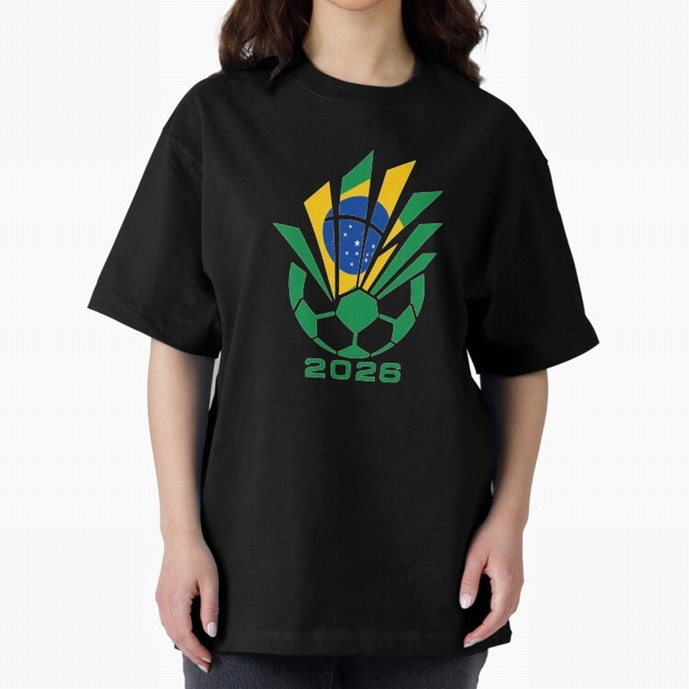 Mexican Soccer 2026 Flag Burst Emblem Oversized T-Shirt Support the Legends of the FIFA World Cup 2026 USA Canada Mexico Journey through Cristiano Ronaldo, Haaland and CR7 Highlights, Argentina and Brazil Pride, Fan Favorite Moments, National Team