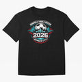 World Soccer Tournament Cup 2026 Kansas City Oversized T-Shirt Carry FIFA World Cup 2026 Group Stage for Fans of Messi, Neymar and Mbappe and Brazil, Portugal and Argentina, Bringing Fan Favorite Moments, National Team Passion, Big Match Drama and