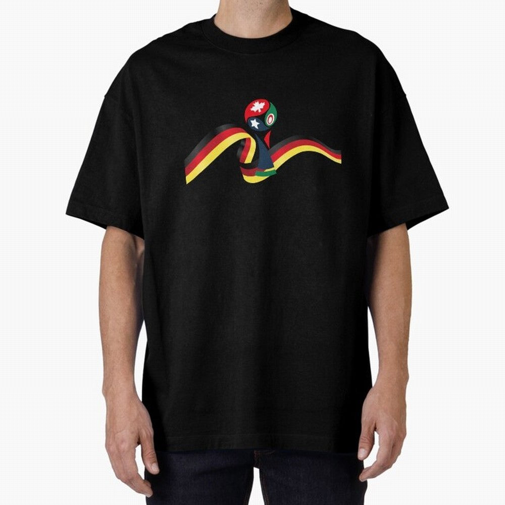 World Cup 2026 Team Germany Oversized T-Shirt Represent the Passion of FIFA World Cup 2026 Centered on Cristiano Ronaldo, England and Germany Energy, Champion Mindset, Group Stage Buzz, Knockout Tension and Passionate Fan Culture; Made for Die Hard